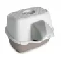 STEFANPLAST Katzentoilette Tres Chic Outdoor 56x54,5x39cm Weiß/Hellgrau