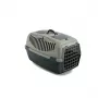 STEFANPLAST Gulliver 2 Transportbox mit Kunststofftür 55x36x35 cm Grau/Grün