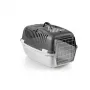 STEFANPLAST Transportbox Gulliver 3 Top Free mit Metalltür 61x40x38cm Dunkelgrau/Hellgrau
