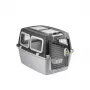STEFANPLAST Gulliver 5 Plus Transportbox für mittelgroße bis große Hunde, 81x61x60 cm, Dunkelgrau/Hellgrau