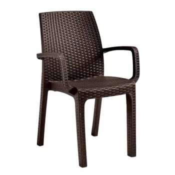 BICA Gartenstuhl Verona Sessel Braun