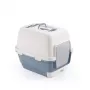 STEFANPLAST Katzenklo geschlossen Cathy Clever & Smart 58x45x48cm weiß/blau