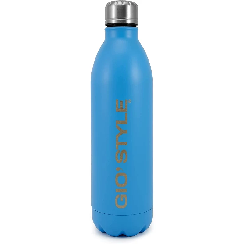 GIOSTYLE Thermos Energy 1L Vakuum-Isolierflasche Rot/Hellblau/Gelb/Grün