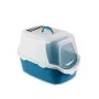 STEFANPLAST Cathy Easy Clean Katzenklo mit Haube 56x40x40 cm Weiß/Blau