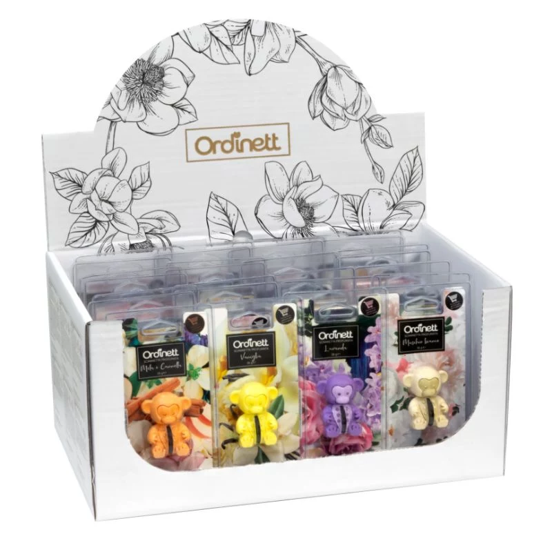 ORDINETT Flavoured Shopping Wheel Münzhalter Affe sortiert