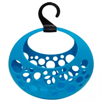 GIOSTYLE Love Wäscheklammernkorb Hellblau 29x13x31 cm