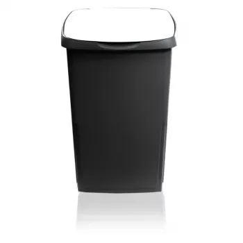 GIOSTYLE Eco Solution 45 L Abfallbehälter, Dark Grey/White