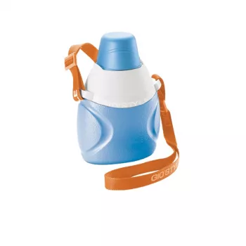 GIOSTYLE Fiesta 600 Tritan Trinkflasche 0,65L Blau-Orange