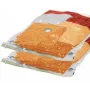 ORDINETT Vakuumbeutel 2er-Pack, Ordispace 55x85 cm, Transparent, PA+PE, Doppelverschluss-Reißverschluss, Wiederverwendbar, Platzersparnis bis zu 75%