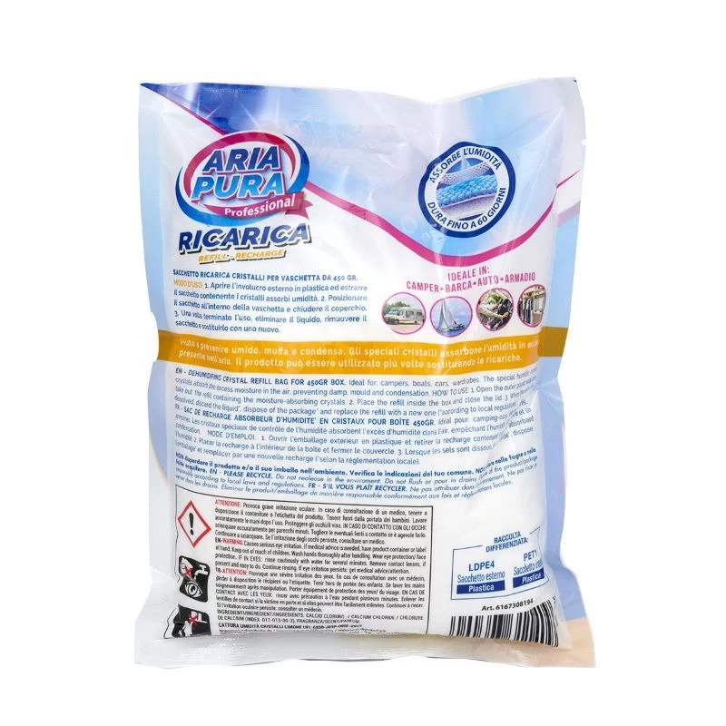 ORDINETT Feuchtigkeitsabsorber-Nachfüllpackung 3 x 450g Zitrone für Aero 360°