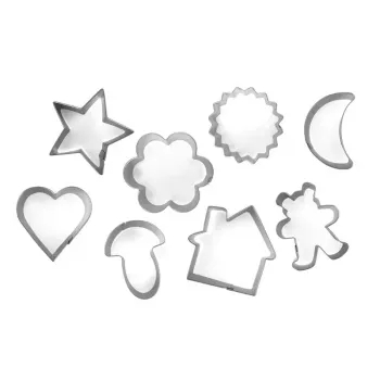 GUARDINI Lebkuchen- und Plätzchenausstecher-Set 8 Stk. Sortiert