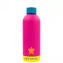 GIOSTYLE Fluo Trinkflasche 0,5L sortiert Pink/Gelb/Grün/Blau