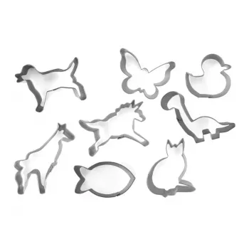 GUARDINI Lebkuchen- und Plätzchenausstecher-Set 8 Stk. Tiere