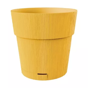 STEFANPLAST Ethica Blumentopf mit Untersetzer Ø40x39cm Senfgelb