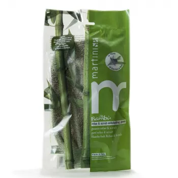MARTINI SPA Bambus Peeling-Handschuh zur Entspannung und zum Peeling