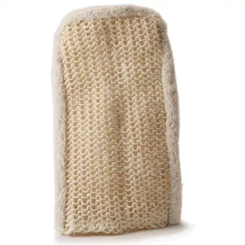 Martini Spa Sisal- und Baumwoll-Peeling-Handschuh Natur