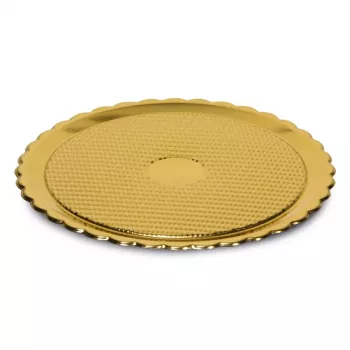 GUARDINI Easy Bake Gold Kunststoff-Tabletts, 2er-Set Ø28cm