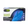 GIOSTYLE Nitril-Einweghandschuhe, puderfrei, blau, Größe S, 100 Stück, 24 cm Länge, 0,05 mm dick, latexfrei, lebensmittelecht