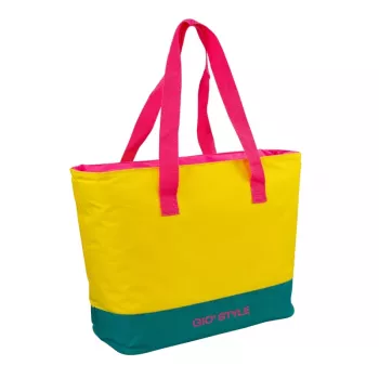 GIOSTYLE Thermotasche Beach Fluo Tote Assorted, 24L, Grün/Pink/Gelb/Hellblau