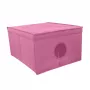 ORDINETT Faltbox L 50x40x25cm Blütenmuster