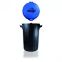 GIOSTYLE Eco Solution 35L Abfalleimer Dunkelgrau/Blau 42,5x37,5x54cm