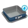 GUARDINI XBake eckige Backform 24x24x7 cm Antihaft-Kohlenstoffstahl Anthrazitgrau