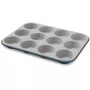 GUARDINI XBake 12er-Muffinform 27 x 35 x 3 cm Anthrazit Antihaftbeschichtet
