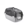 STEFANPLAST Gulliver 3 Delux Top Free Transportbox für Haustiere 61x40x38 cm Dunkelgrau/Hellgrau