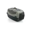 STEFANPLAST Gulliver 3 Transportbox für Haustiere mit Kunststofftür 61x40x38 cm Grau/Grün