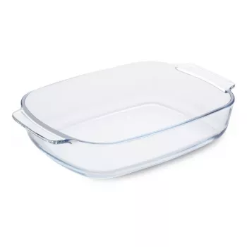 GUARDINI Glas-Auflaufform rechteckig Borosilikatglas 38x25,5x7 cm / 3,8 L