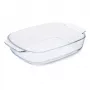 GUARDINI Glas-Auflaufform rechteckig Borosilikatglas 38x25,5x7 cm / 3,8 L