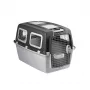 STEFANPLAST Gulliver 6 Plus Transportbox für große Hunde 92x64x66 cm Dunkelgrau/Hellgrau