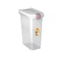 STEFANPLAST Futteraufbewahrungsbehälter 25L 10kg Transparent/Weiß