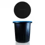 GIOSTYLE Eco Solution 25L Abfalleimer Dunkelgrau/Blau