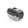 STEFANPLAST Gulliver 3 Transportbox für Haustiere mit Metalltür 61x40x38 cm Dunkelgrau/Hellgrau