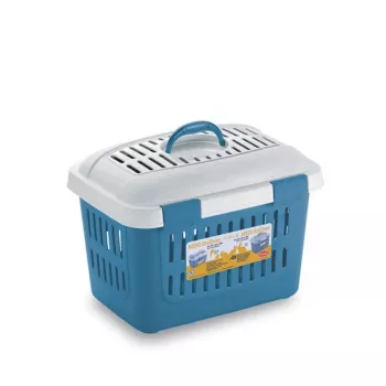 STEFANPLAST Transportbox Midi Gulliver 45x33x33cm Weiß/Blau