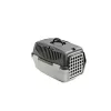 STEFANPLAST Transportbox Gulliver 1 mit Kunststofftür 48x32x31cm Dunkelgrau/Hellgrau