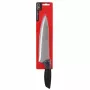 ASI COLLECTION Kochmesser 20cm - NITRO-B Edelstahl, schwarzer TPE-Griff