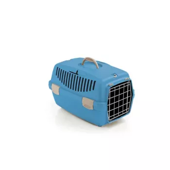 STEFANPLAST Transportbox Gulliver 1 mit Metalltür 48x32x31cm Blau