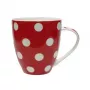 ASI COLLECTION Tasse Dots 513 ml Rot mit weißen Punkten