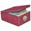 ORDINETT Aufbewahrungsbox aus Stoff 48x36x19 cm Bordeaux