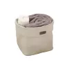 ORDINETT Stoffbox L 28x28x23cm Ego Ecru
