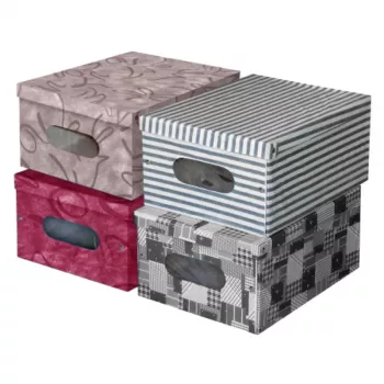 ORDINETT Vinyl-Faltbox 50x40x25cm Marilyn Box sortiert