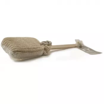 MARTINI SPA Sisal Toning Brush Natural - Trockenbürste für den Körper mit Buchenholzgriff