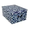 ORDINETT Pappkarton 49x39x25cm Big Box Goccia sortiert, Blau/Hellgrau/Burgunderrot