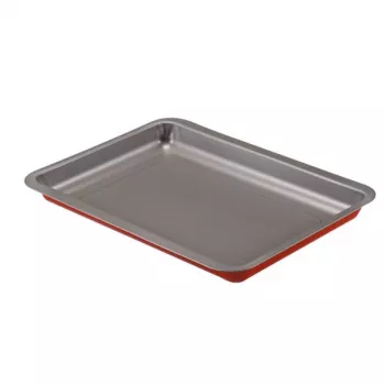 GUARDINI Backblech Rossana 39,5 x 30 x 2,5 cm Antihaft-Backblech aus Kohlenstoffstahl, rechteckig