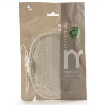 MARTINI SPA Luffa- und Baumwoll-Peeling-Schwamm Natur