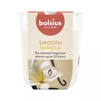 BOLSIUS True Scents Vanille Duftkerze im Glas, Ø80x73 mm