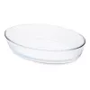 GUARDINI Ovale Backform aus Borosilikatglas 35x24x7 cm 3L