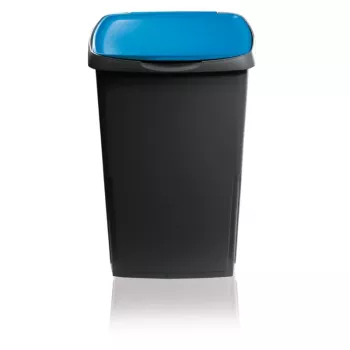 GIOSTYLE Eco Solution 45L Abfallbehälter Dunkelgrau/Blau